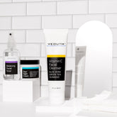 Day and Night Essentials: Vitamin C Facial Cleanser 3 oz, Balancing Facial Toner 3.4 oz, Day / Night Cream 4 oz